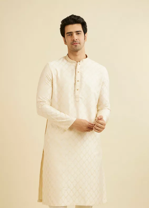 White Cotton Kurta